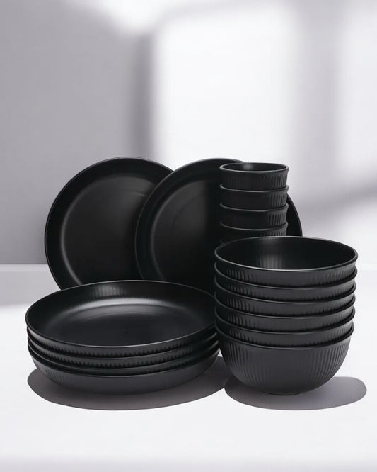 Reusable 18PC Set (BEG/BLK)