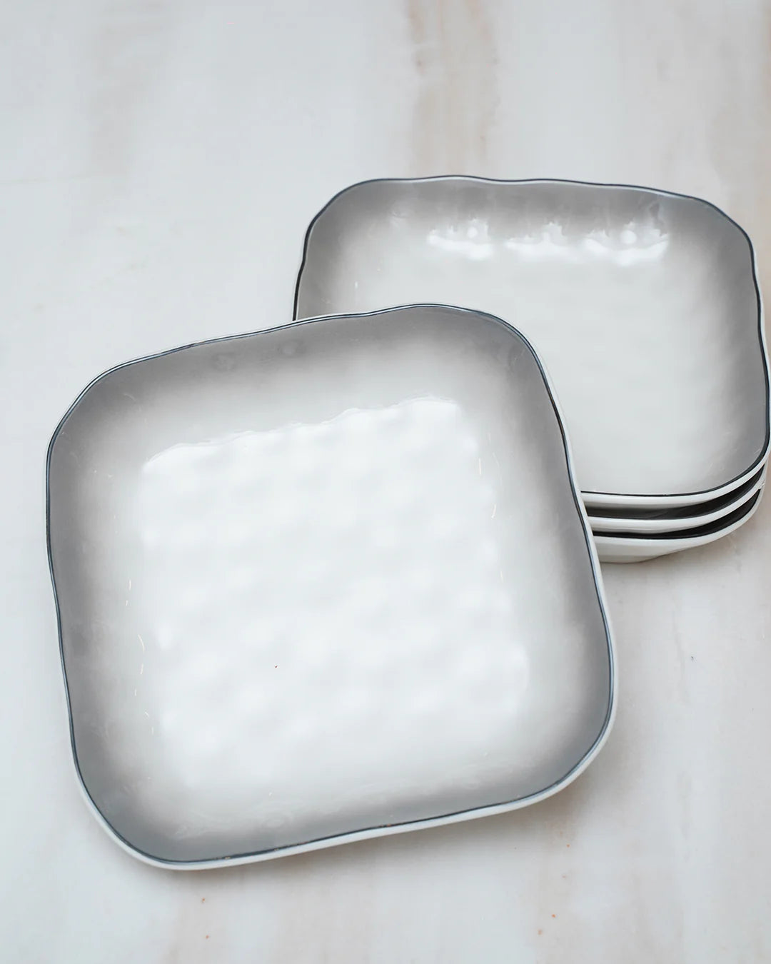 Serving Plate Set (Square+Round)