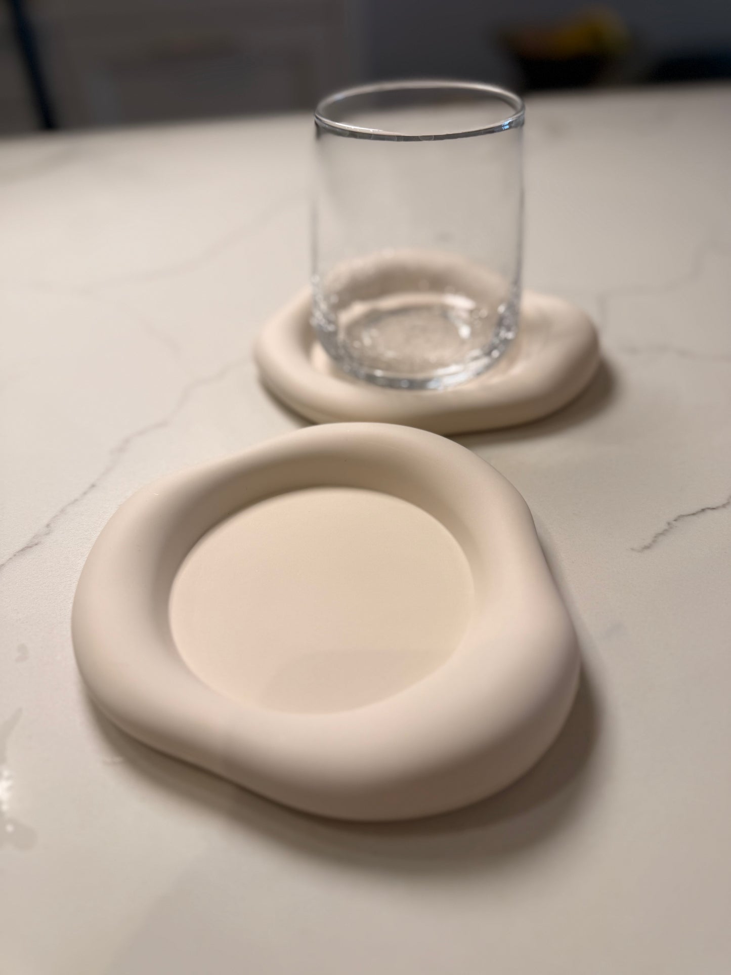 4-Pack Silicone Cloud Coasters