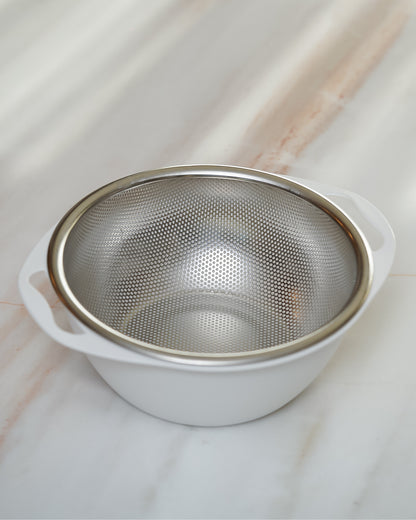 6PC Colander Set (BLK/WHT)