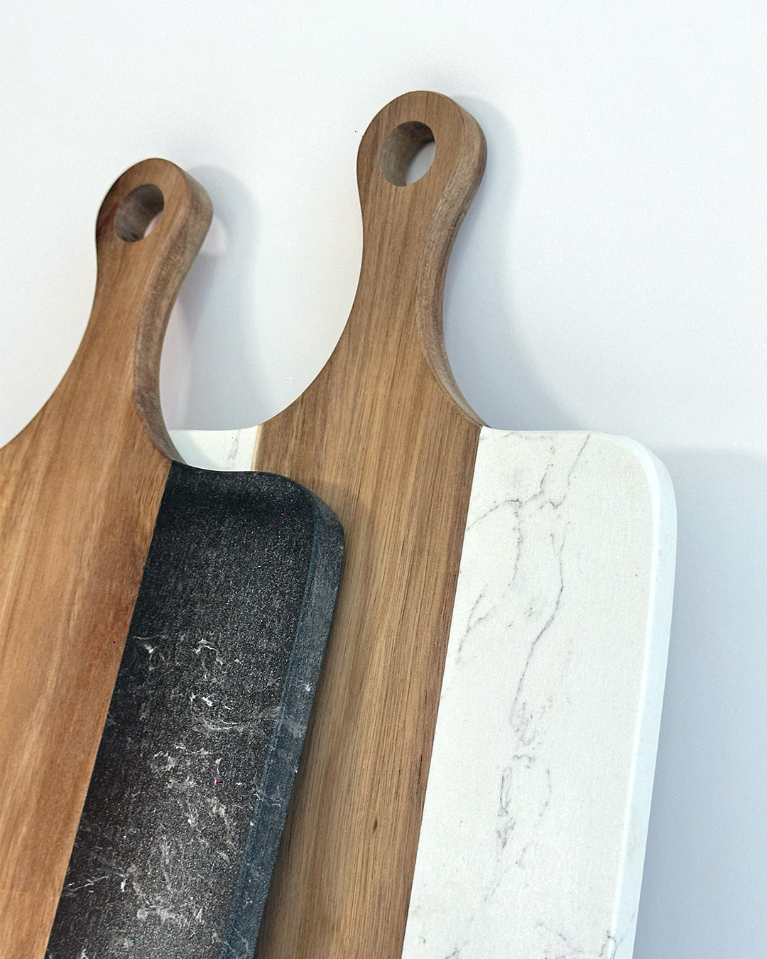 Marble & Wood Board Set