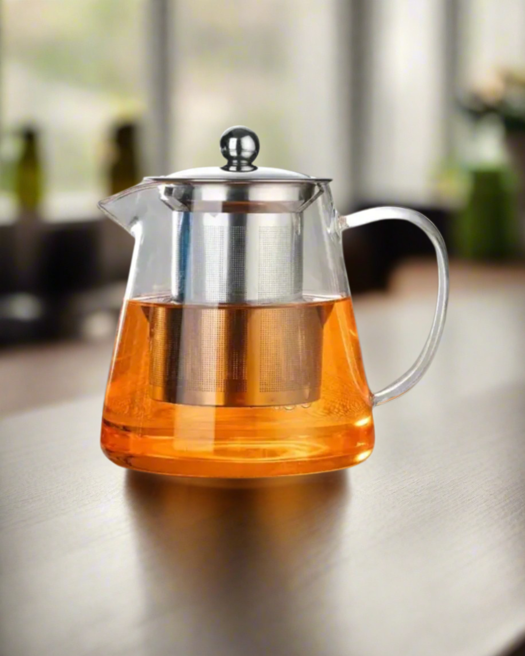 Heat-Resistant Glass Teapot