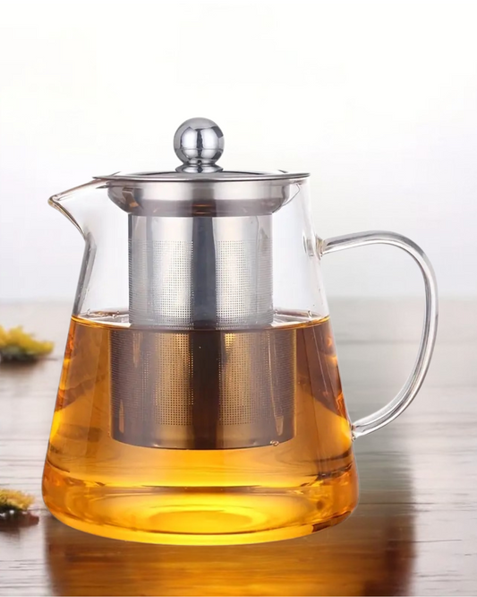 Heat-Resistant Glass Teapot