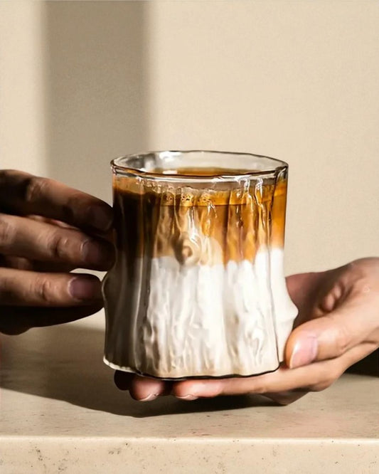 Rippled Glass Cup
