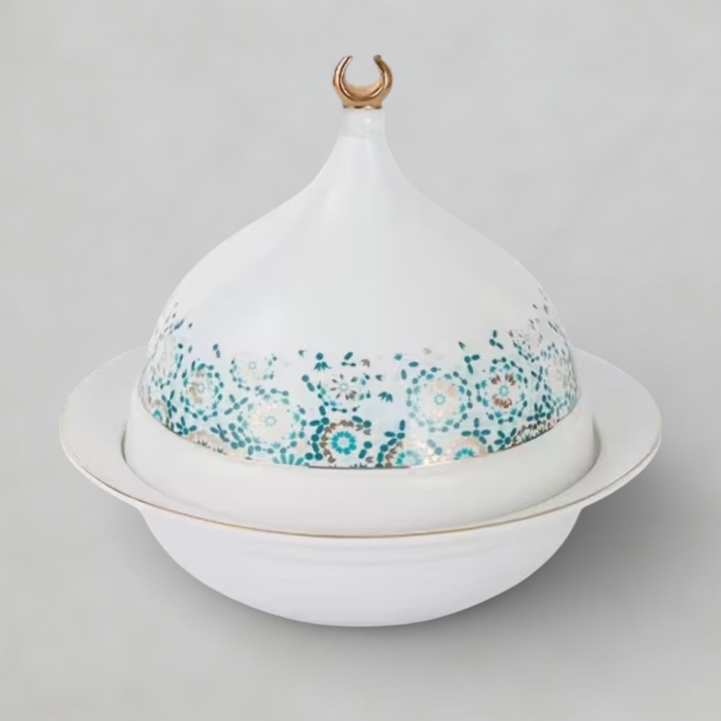 Crescent Lid Serving Bowl