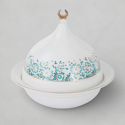 Crescent Lid Serving Bowl