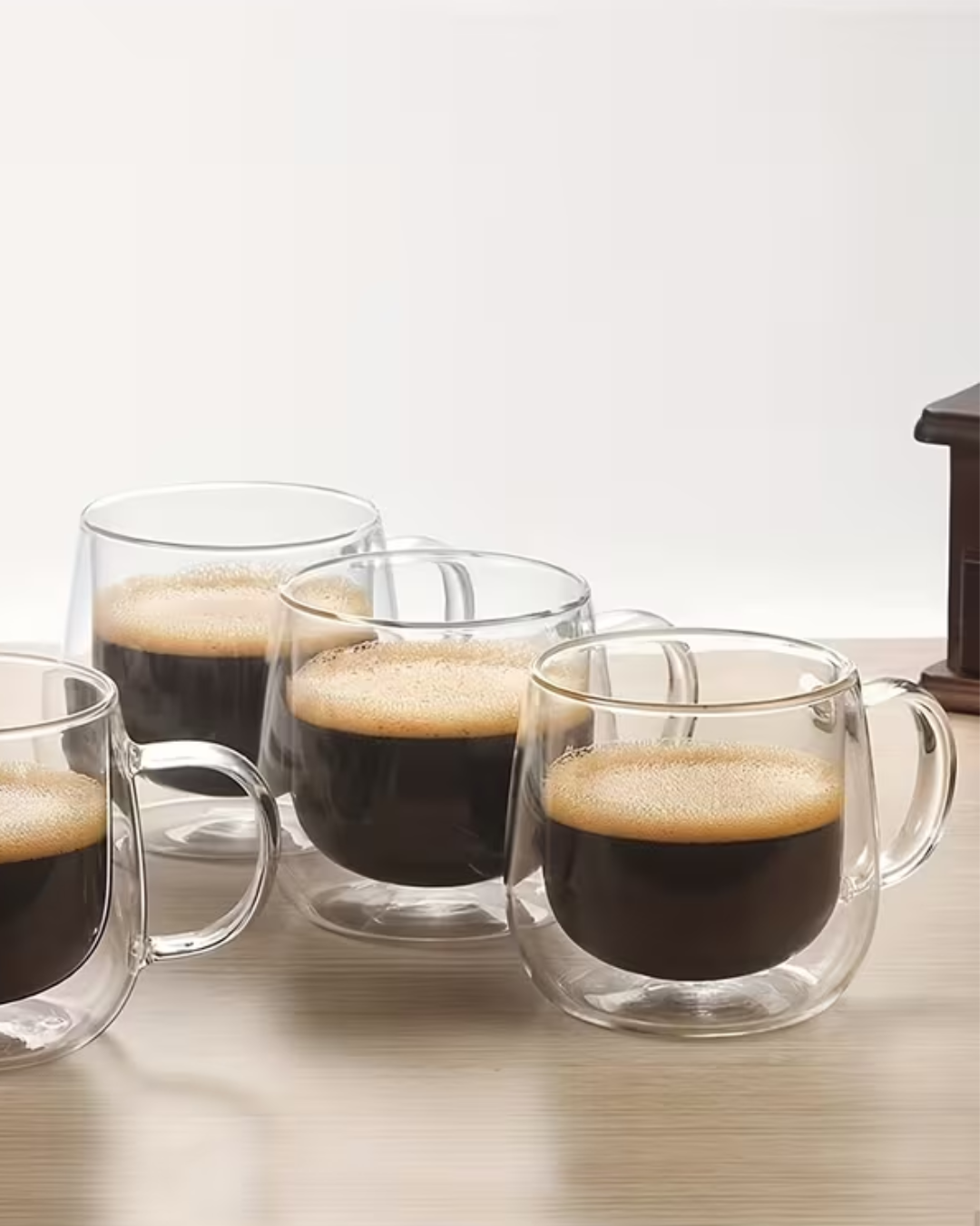 350ml Insulated Glass Cup