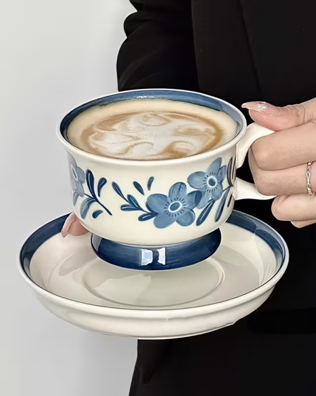 2pc Floral Cup & Saucer Set
