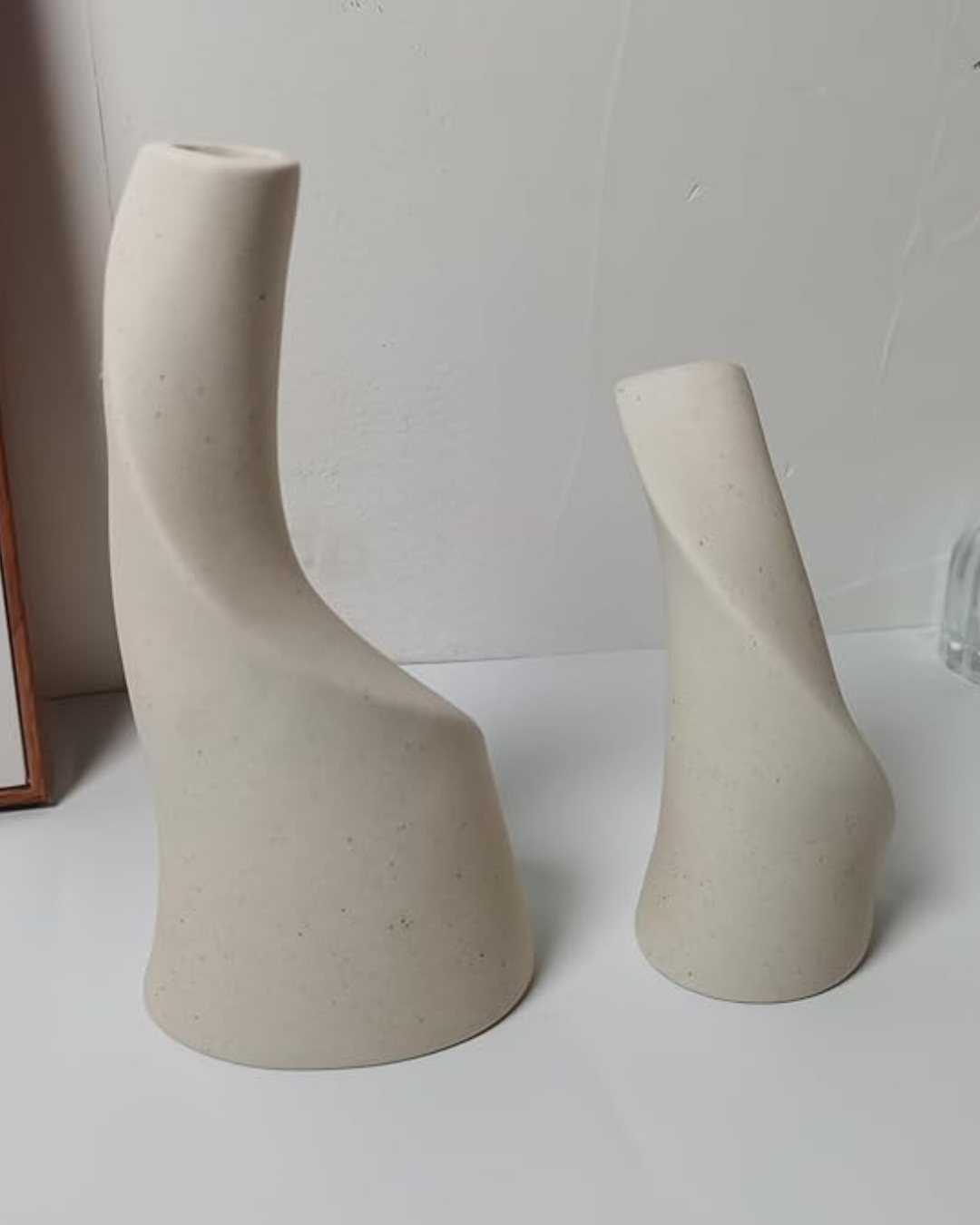 Sculptural Dual-Form Ceramic Vase