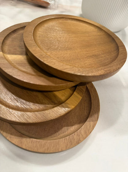 4pc Wood Coasters