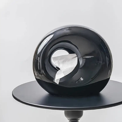 Modern Sculptural Tissue Holder