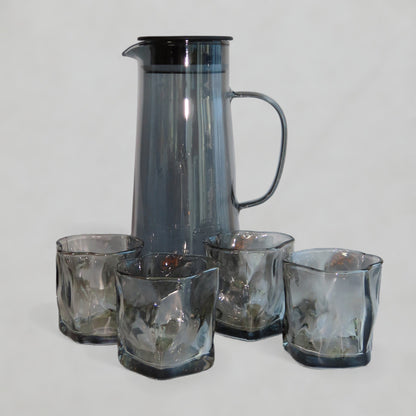 Glass Pitcher with 4 cups