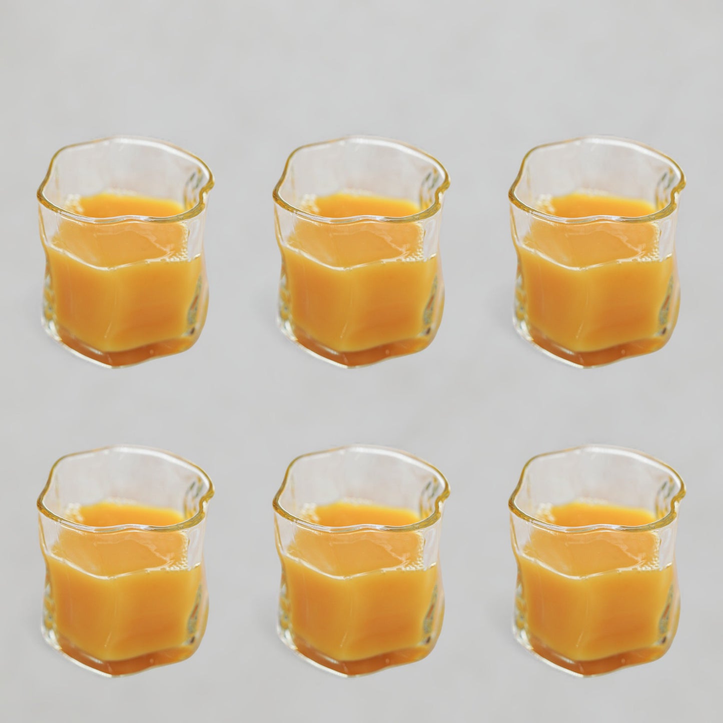 6PC Twister Glass Cup