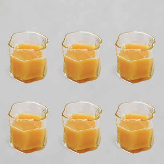 6PC Twister Glass Cup