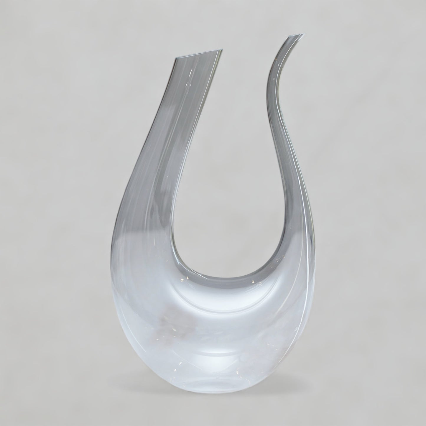 U-Shaped Glass Decanter