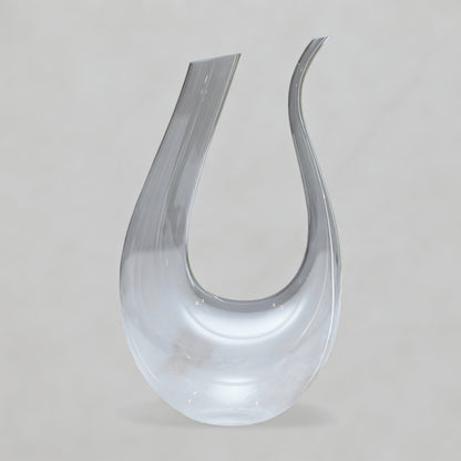 U-Shaped Glass Decanter