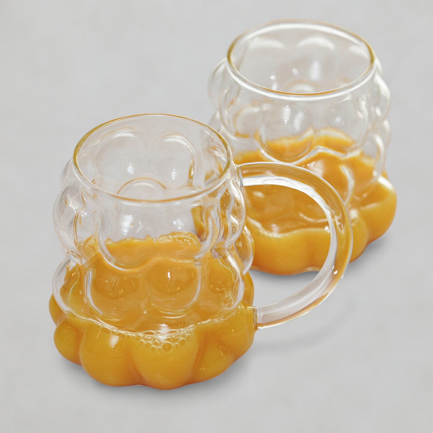 2PC Bubble Glass Cups
