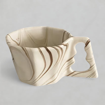 Marble-Style Ceramic Mug