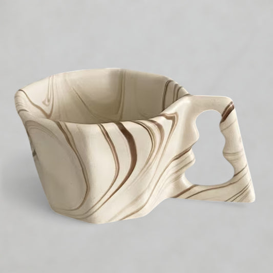 Marble-Style Ceramic Mug