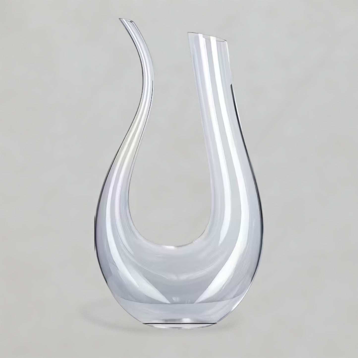 U-Shaped Glass Decanter