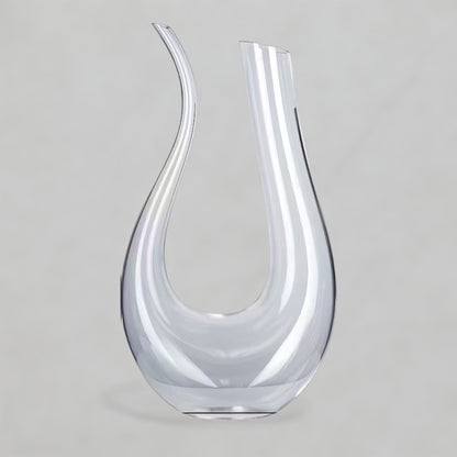 U-Shaped Glass Decanter