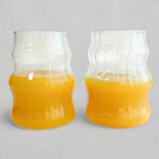 2PC Ripple Glass Cup