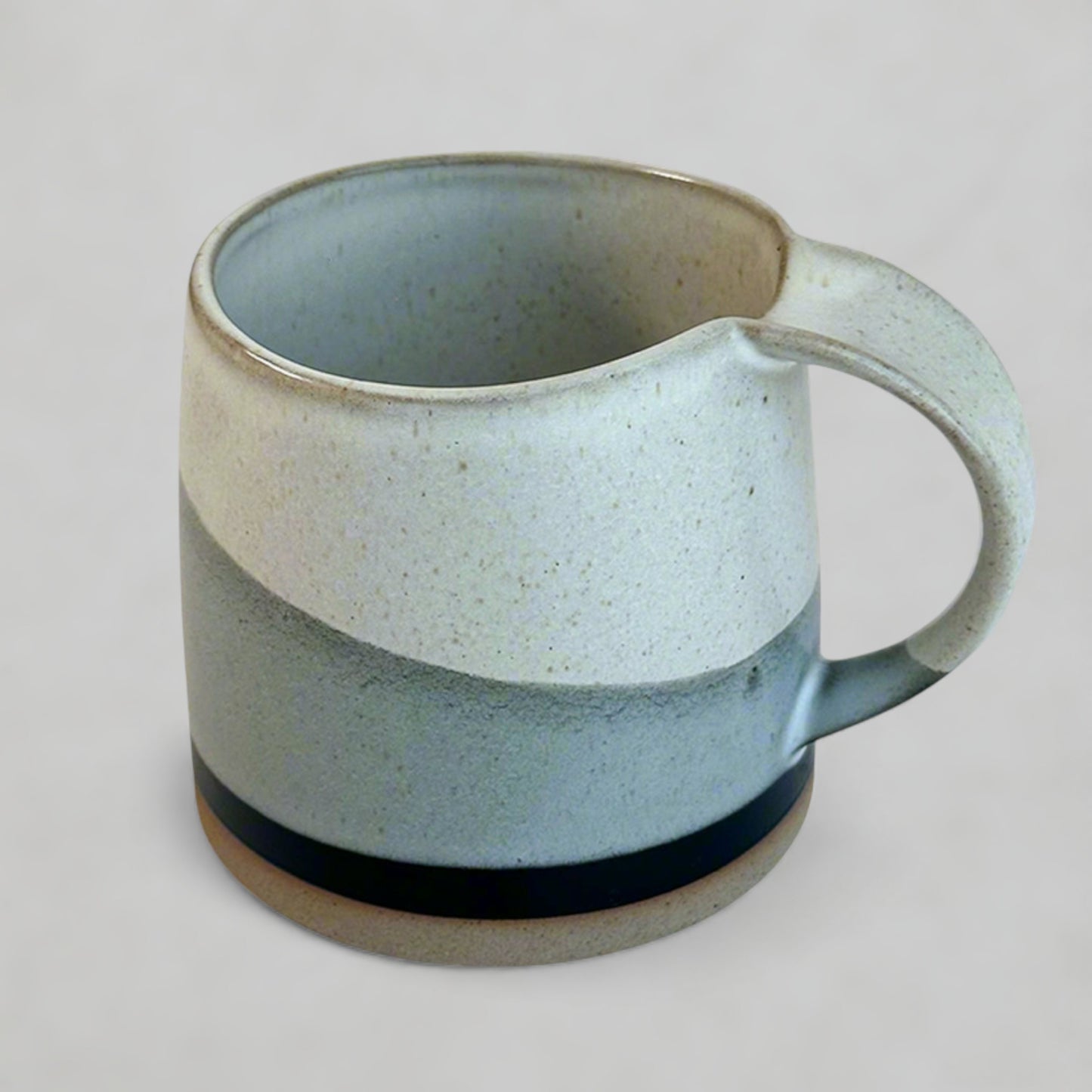 Color Block Ceramic Mug