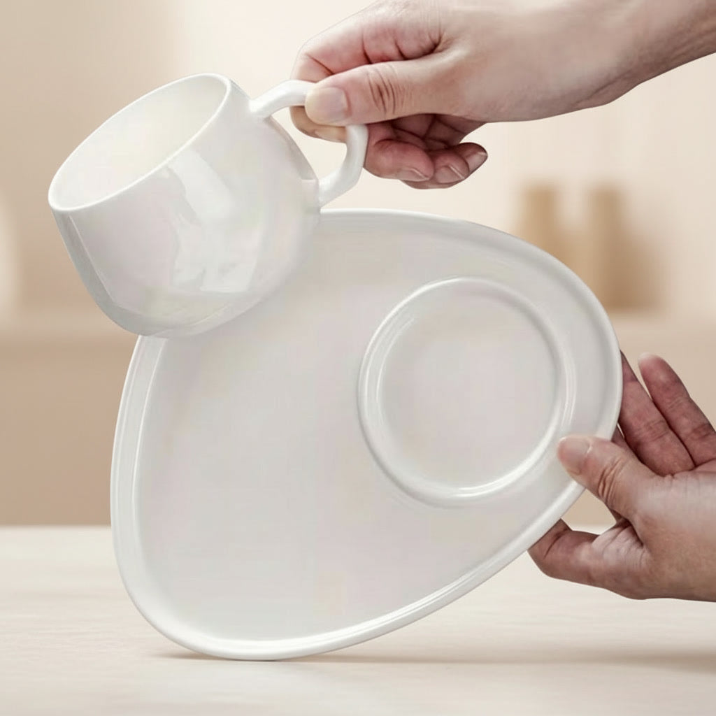Coffee Cup & Saucer Set