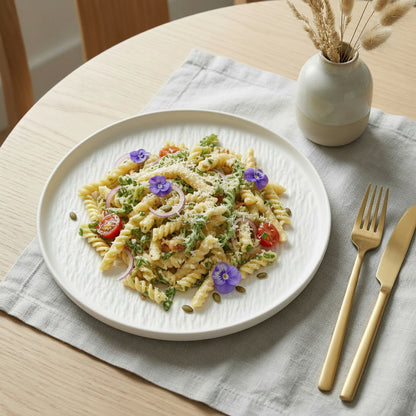 2pc Matte Round Plates