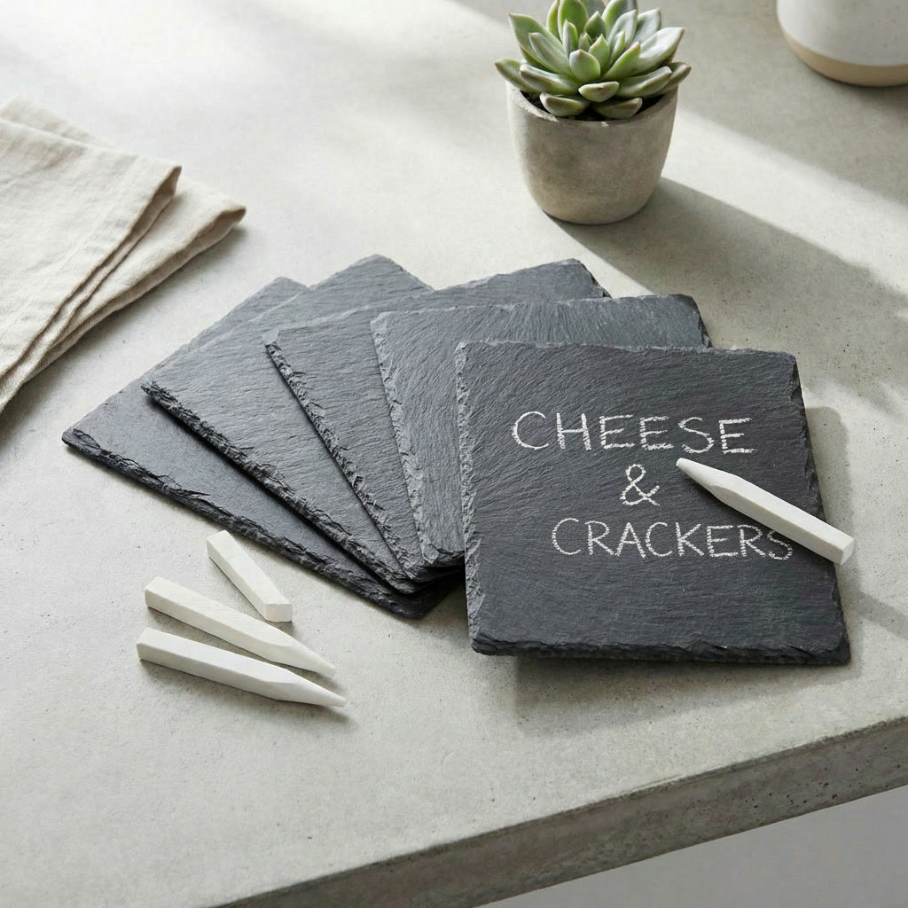 6pc Mini Slate Boards
