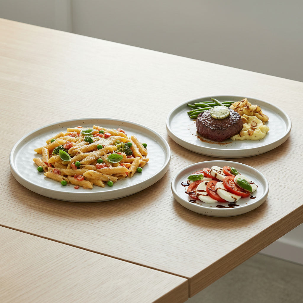 1pc Round Ceramic Plate