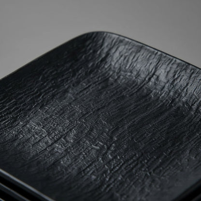 4pc Textured Plates