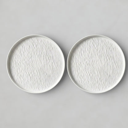 2pc Matte Round Plates
