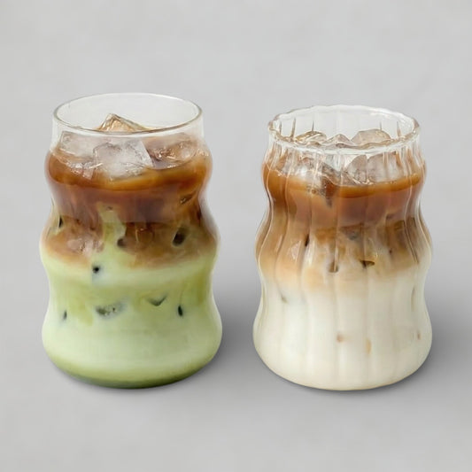 2pc Ripple Glass Cup