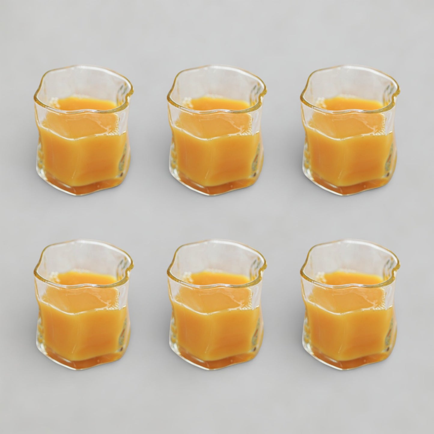 6pc Twister Glass Cup