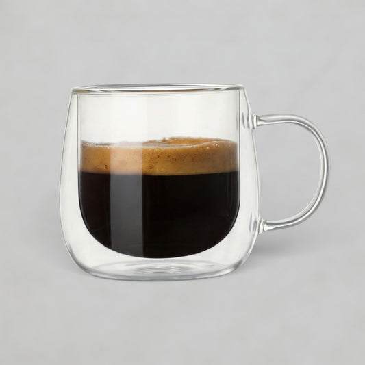 350ml Insulated Glass Cup