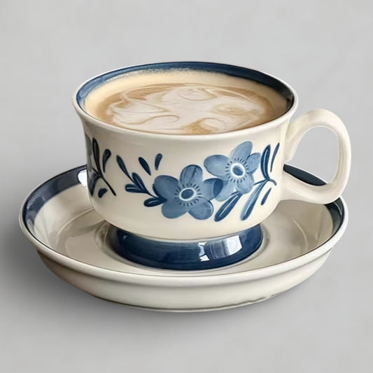 2pc Floral Cup & Saucer Set
