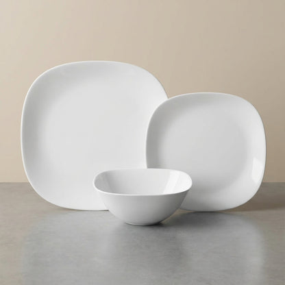 36pc WHT Dinnerware Set