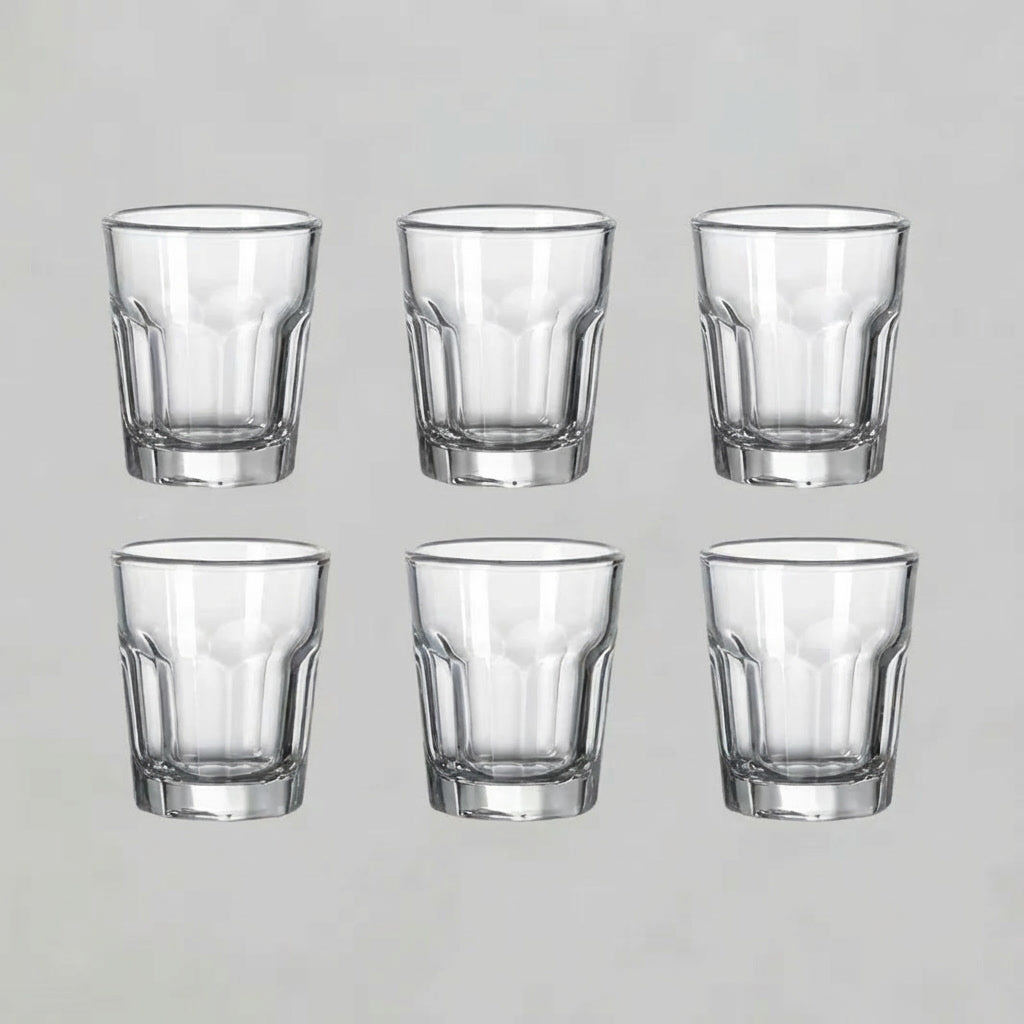 6pc Glass Shot Cups