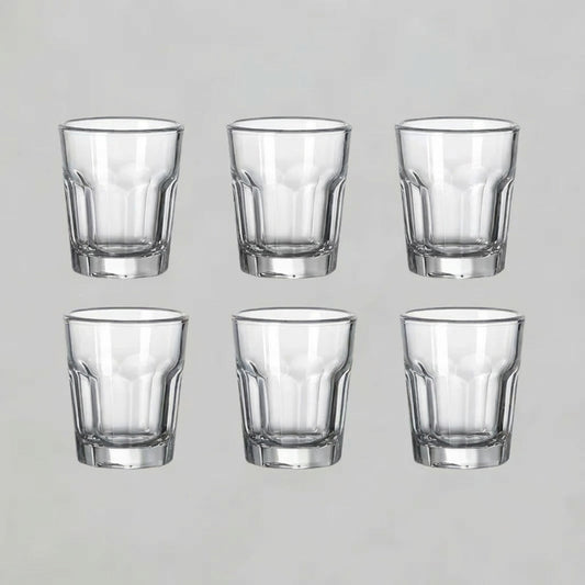 6pc Glass Shot Cups