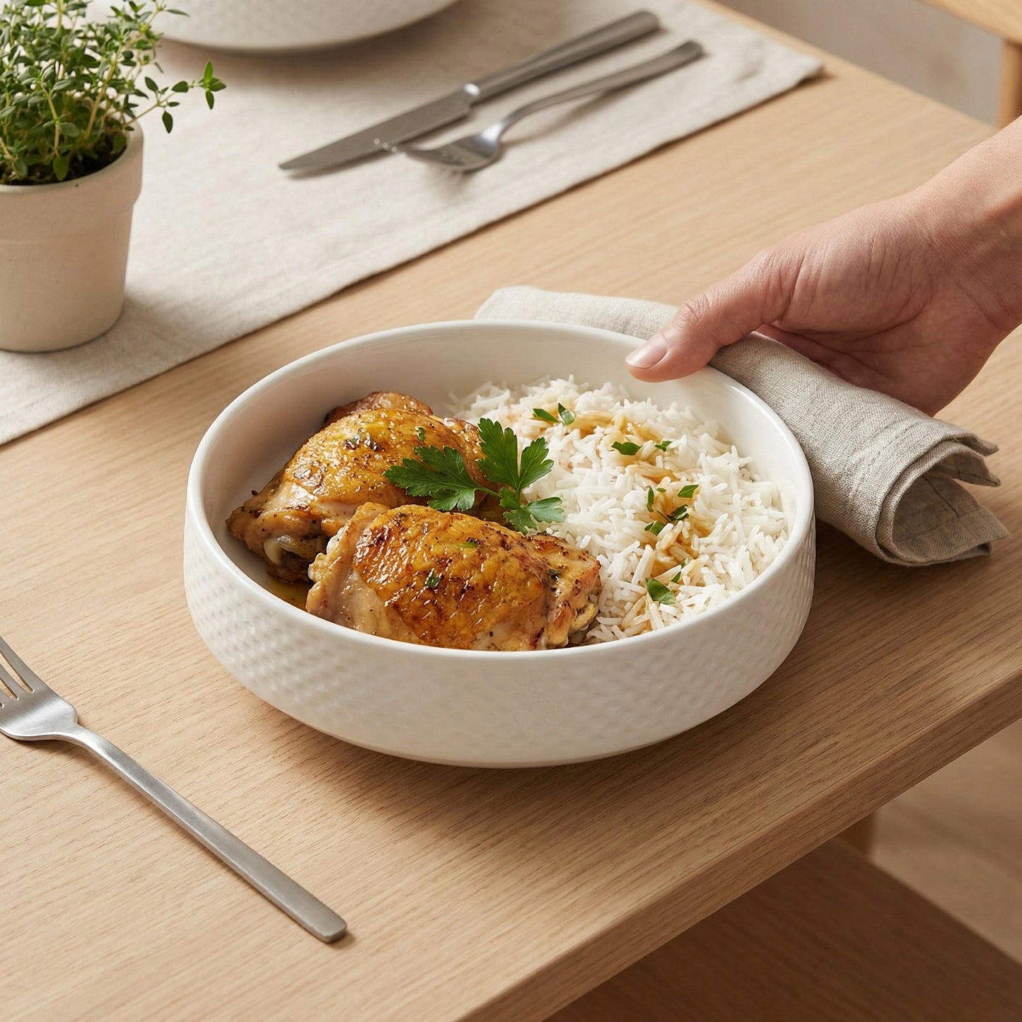 Raised-Edge Plate