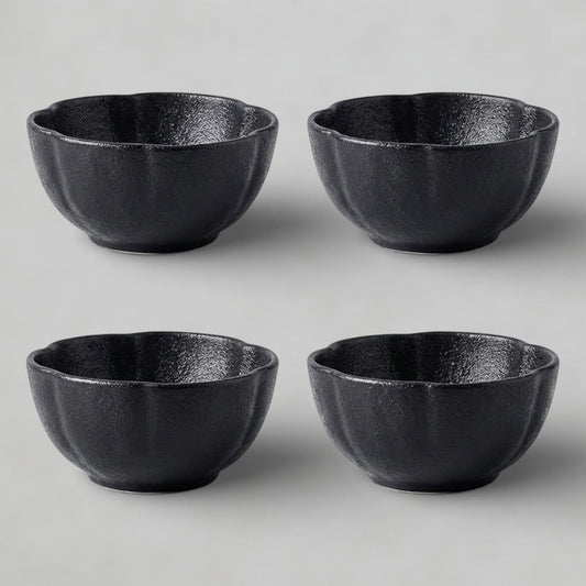 4pc Black Bowls