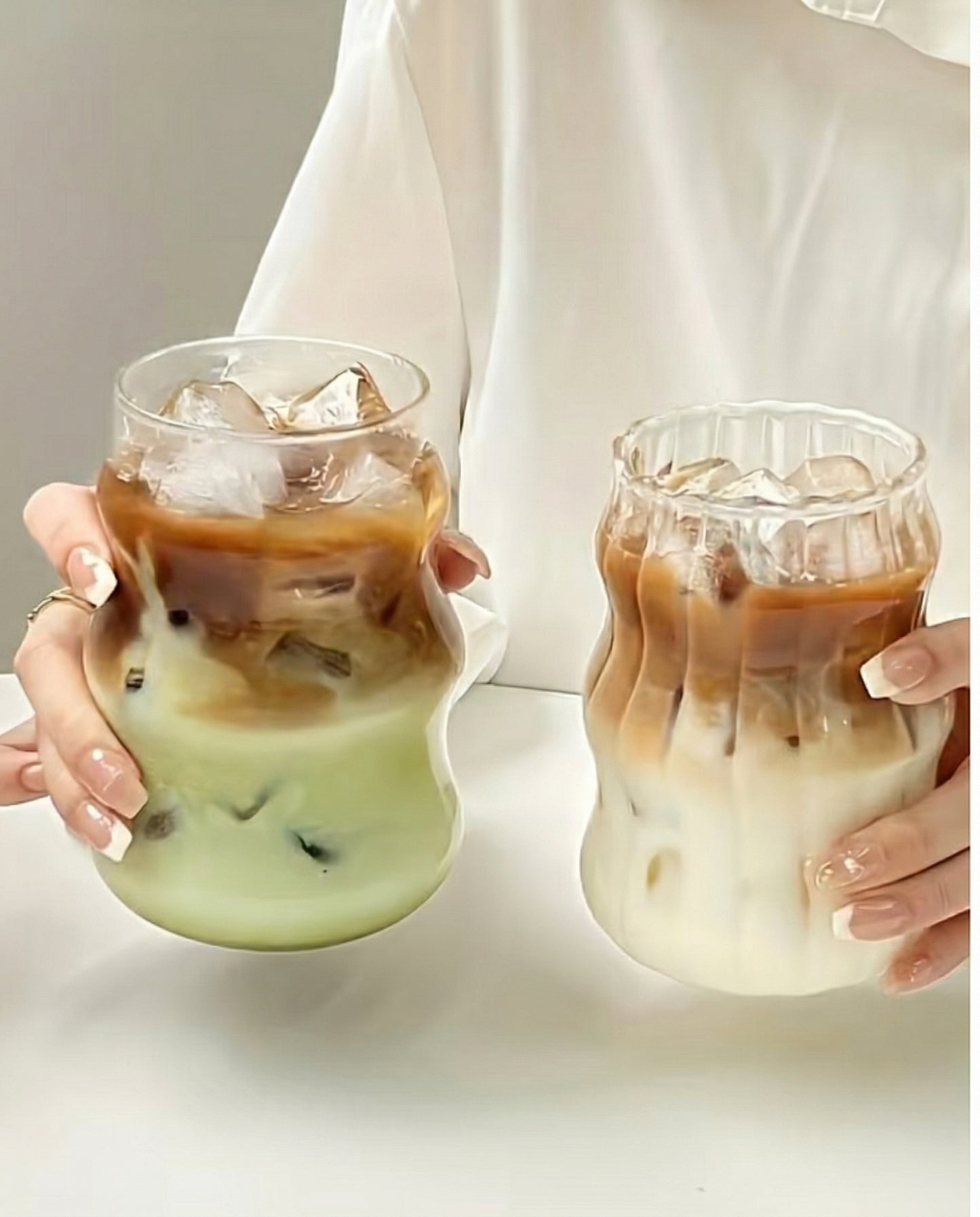 2pc Ripple Glass Cup