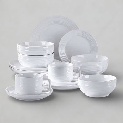 12pc WHT Tableware Set