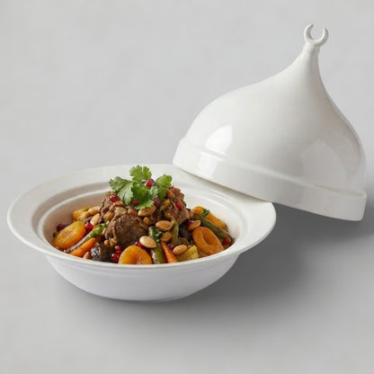 Crescent Lid Serving Bowl