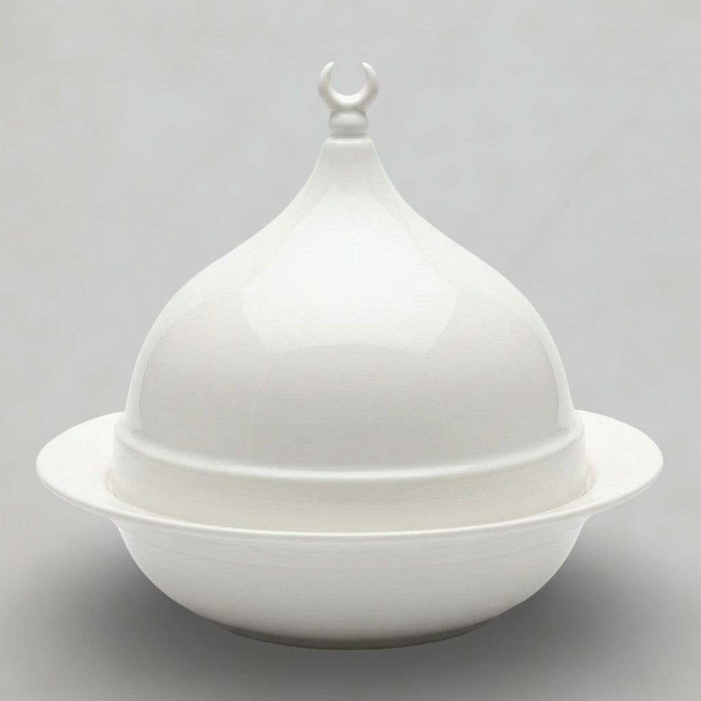 Crescent Lid Serving Bowl