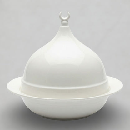 Crescent Lid Serving Bowl