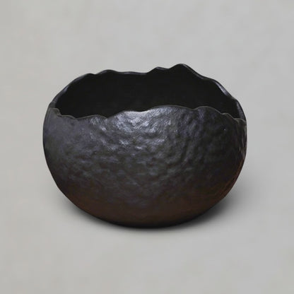 Cracked Edge Bowl (BLK/WHT)